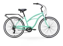 Sixthreezero Around The Block Women S 26 Inch Seven Speed Cruiser Bike Custom Bikes Bicycle Bike Design