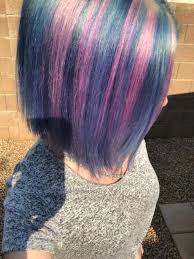 Shark Blue And Rose Pink Dyed It Myself Using Ion What Do You Think Hairdye