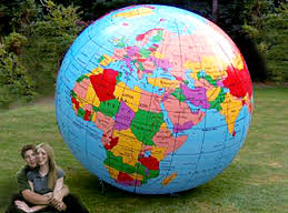 So much so, in fact, that it's hard to tell which of the. Gigantic Inflatable Planet Earth Globe Balloon Giant World Ball