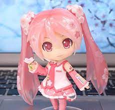 Action Figure Q Version Clay Hatsune Miku Sakura Hatsune Gifts For Boys And Girls Anime Fans Living Room Decora In 2021 Miku Sakura Hatsune Miku Sakura Anime Nendoroid