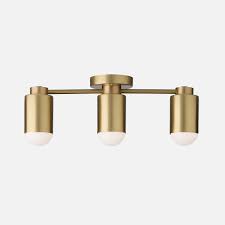 Orion Ceiling Mounted Lights Brass Light Fixture Over Sink Lighting