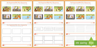 Focus on the problem and solution in this fairy tale as you discuss this story. The Gingerbread Man Story Sequencing Differentiated Activity