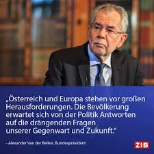 Persönliche updates sind mit (vdb) gekennzeichnet. Zeit Im Bild Bundesprasident Van Der Bellen Ruft Dazu Facebook