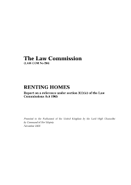 Http Www Lawcom Gov Uk App Uploads 2015 03 Lc284 Renting Homes Pdf