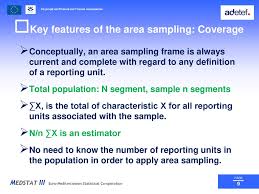 Workshop On Area Sampling Frame Key Features Of Area Sampling Frame Ppt Download