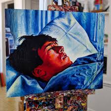 I painted Cameron from Ferris Bueller's Day Off. : r/movies