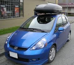 We have all the carriers to help you get maximum utility from your roof rack, including cargo boxes and bags, cargo baskets, bike racks, ski and snowboard racks, kayak and canoe carriers, and much more. Honda Fit Fit Sport Rack Installation Photos Honda Fit Honda Fit Camping Honda