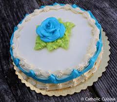 Blessed Mother Birthday Cake For Mother Mary Happy Birthday Blessed Mother Catholic Cuisine Blessed Mother Sweets