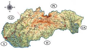 Slowakei karte stadtplan anzeigen gelände stadtplan mit gelände anzeigen satellit satellitenbilder anzeigen hybrid satellitenbilder mit straßennamen anzeigen. Slowakei Burgen Map Karte Von Der Slowakei Schlosser Ost Europa Europe