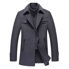 Gamme de fils fantaisie en couleur brillante et irisée. Caban Homme En Laine Casual Manteau Court Epaisse Vetement Automne Hiver Gris Cdiscount Pret A Porter