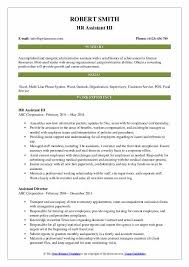 What makes them distinct from other resume templates is that it contains a lot of terms connected with human resources work. Hr Assistant Resume Samples Qwikresume