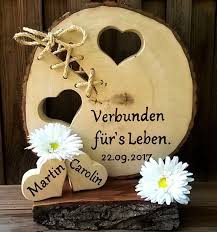 Hochzeit Verbunden Furs Leben Baumscheibe 2 Herzen Namen Datum Personalisierbar Gastgeschenk Liebe Geschenk Holz Ul Wedding Gift Favors Wood Gifts Diy Crafts