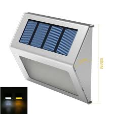 stainless steel outdoor lighting led solar light garden decoration wall lamp light sensor luminaria e led outdoor lighting solar lights garden outdoor lighting