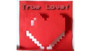 This video shows you how to make heart pop up card. Pop Up Pixel Heart Card Youtube