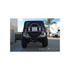 My pontiac vibe's factory spare tire is much smaller in circumference. Poison Spyder Body Mounted Tire Carrier Jeep Wrangler Jk