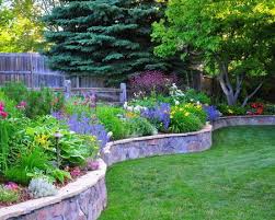 English Perennial Garden Portfolio Designscapes Colorado Backyard Landscaping Backyard Backyard Fences