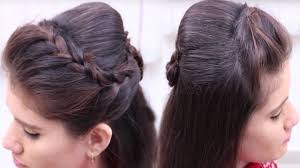Easy Beautiful Hairstyles For Wedding Or Function Simple Easy Hai Medium Hair Styles Simple Wedding Hairstyles Easy And Beautiful Hairstyles