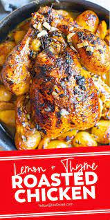 Honey Lemon Roast Chicken Recipe Yellowblissroad Com Recipe In 2021 Lemon Roasted Chicken Roast Chicken Chicken Recipes
