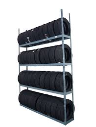 Four Tier Tire Shelving For 36 To 44 Tires Tire Rack Tire Storage Rack Tire Storage