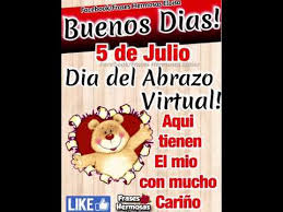 Envía y comparte postales de buenos mensajes y tarjetas de cumpleaños mensajes divertidos de feliz cumpleaños para enviar junto con originales tarjetas animadas en el día del. 5de Julio Dia Del Abrazo Virtual Youtube