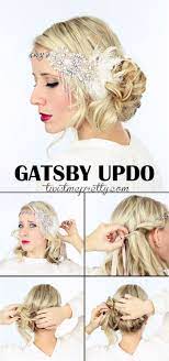 Twistmeprettycom Hairstyles Halloween Tutorial Checkout Gorgeous Vintage Costume Flapper Hair101 Perfect Gatsby Hair Flapper Hair Long Hair Tutorial