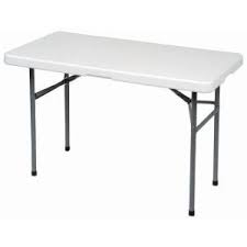 Perfect Home 4 Ft Folding Utility Table 2448b 004 At The Home Depot For Studio Wrk Table 40 Table Folding Table Home
