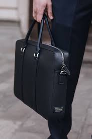 Black Manhattan Briefcase Mens Bags Work Luxury Bag Men Mens Bags Fashion