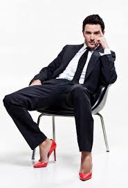 High Heels Were Originally Made For Men Reminds Me Of A Certain Little Boy I Know Men Wearing High Heels Men In Heels Men High Heels