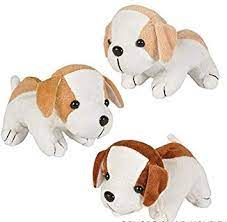 Amazonsmile Rhode Island Novelty 6 Inch Assorted Adorable Plush Puppy Dogs Set Of 12 Toys Games Plush Animals Dog Party Animals