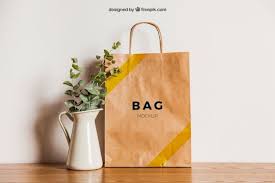 Download Download Paper Bag Mockup Next To Flower Pot For Free Bag Mockup Mockup Mockup Free Download