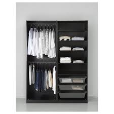 Wardrobe combination, white, 150x58x236 cm. Pax Black Brown Hasvik High Gloss White Wardrobe 150x66x201 Cm Ikea