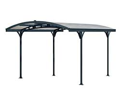 Palram Atlas 5000 Carport Autouberdachung Robuste Struktur Fur Ganzjahrige Nutzung Grau Bronzefarben Uberdachungen Carports Struktur