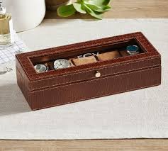 Pottery barn hopes to entice shoppers into its stores with a new augmented reality app set to do just that when it launches later this month. Pierce Leather Watch Box Pottery Barn