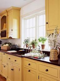 Refresh Your Kitchen With These Colorful Cabinetry Ideas Yellow Kitchen Cabinets Kitchen Cabinetry Kitchen Design