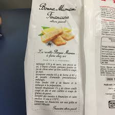 Recette Financiers Citron Pavot Bonne Maman Recettes De Cuisine Recette Financier Citron Recette