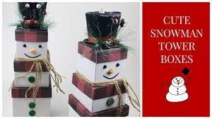 With the snowman gift towers, not just kids, but even adults will absolutely love opening gifts on christmas morning, making it so much more fun. Adorbs Snowman Tower Boxes Christmas Decor And Craft Fair Cuteness Make Some Today Youtube