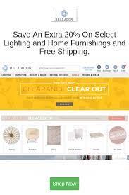 Save An Extra 20 On Select Lighting And Home Furnishings And Free Shipping Home Furnishings Bellacor Online Branding