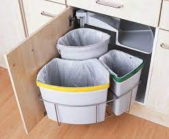 This Is The Smartest Trash Can Cabinet We Ve Ever Seen Clever Kitchen Storage Trash Can Cabinet Kitchen Storage