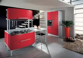 50 Plus 25 Contemporary Kitchen Design Ideas Red Kitchen Cabinets For Small Spaces