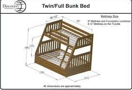 Alluring Shop Size Dimensions Vs Full Full Bunk Beds Dimen Philippines Standard Canada Inches For Twin Bunk Bed Pla Full Bunk Beds Bunk Beds Bed Mattress Sizes