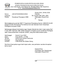 Tujuannya adalah agar dapat terselenggara suatu acara atau kegiatan di dalam sekolah tersebut yang masih dalam rangkaian. Top Pdf Contoh Surat Dinas Sekolah 1 123dok Com