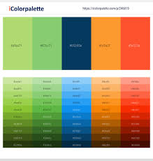 Teal and orange color combo. Yellow Green Mantis Teal Blue Sea Buckthorn Outrageous Orange Color Scheme Icolorpalette