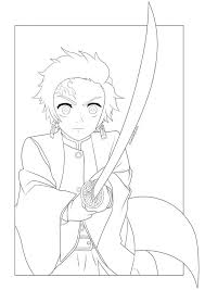 In these page, we also have variety of images available. Tanjiro Demon Slayer Wip Anime Art Amino Coloring Home