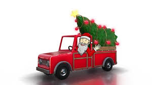 Nothing symbolizes christmas more than this adorable red truck on the way home from chopping down the family christmas tree. Bright Red Cartoon Truck With Stock Footage Video 100 Royalty Free 1036389692 Shutterstock