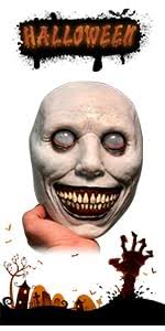 Amazon.com: QCCX Halloween Mask Adult, Scary Latex Headgear for Cosplay  Costume Party, Full Head Mask (Adam) : Clothing, Shoes & Jewelry