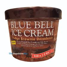 Cool, refreshing, light, creamy, smooth lady fingers, with a rich coffee aroma. Review Blue Bell Fudge Brownie Decadence Ice Cream The Impulsive Buy