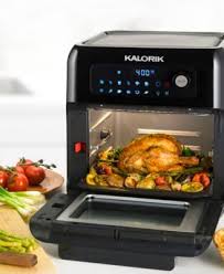 Kalorik 6 Qt Air Fryer Oven Black Oven Reviews Kalorik Air Fryer Oven Recipes Healthy