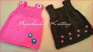 Orgu Bebek Elbisesi Nasil Yapilir 3 Baby Knitting Patterns Bebek Elbise Modelleri Bebek Elbisesi