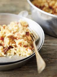 Risotto Au Chorizo Et Aux Champignons Seches Ricardo Recipe Risotto Recipes Mushroom Risotto Healthy Risotto Recipes