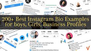150 Instagram Bio Ideas How To Write The Perfect Bio Best Instagram Bio Examples You Can Copy Paste Version Weekly
